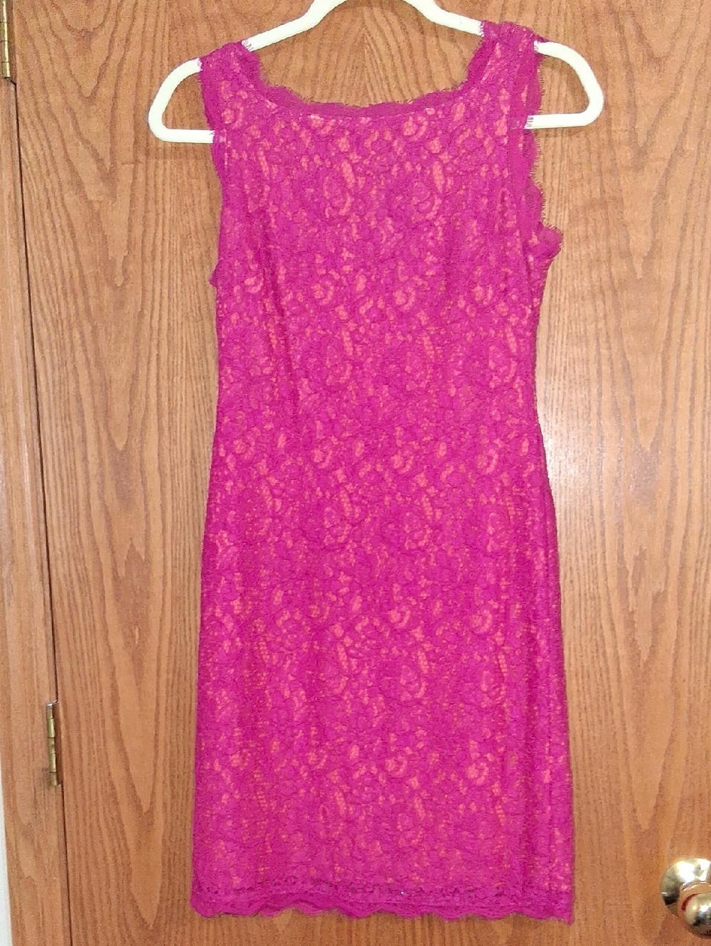 Adrianna Papell lace sheath dress, size 4